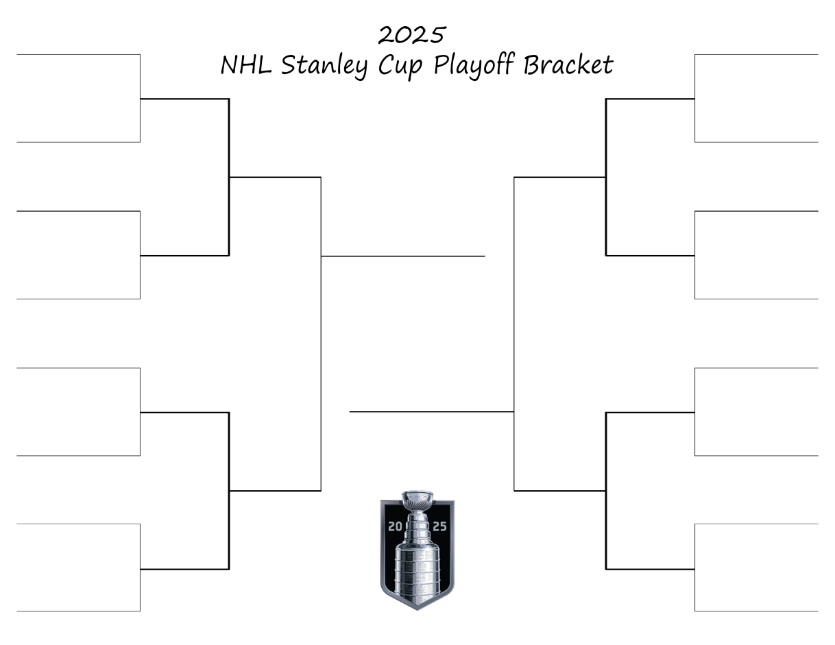 Download Our Free, Printable 2025 NHL Stanley Cup Playoff Bracket