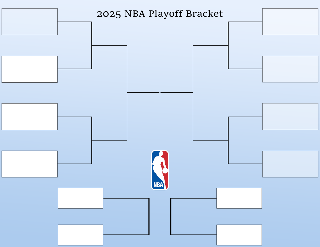 Free, Blank NBA Playoff Bracket to Print: from Play-In to 2025 NBA ...