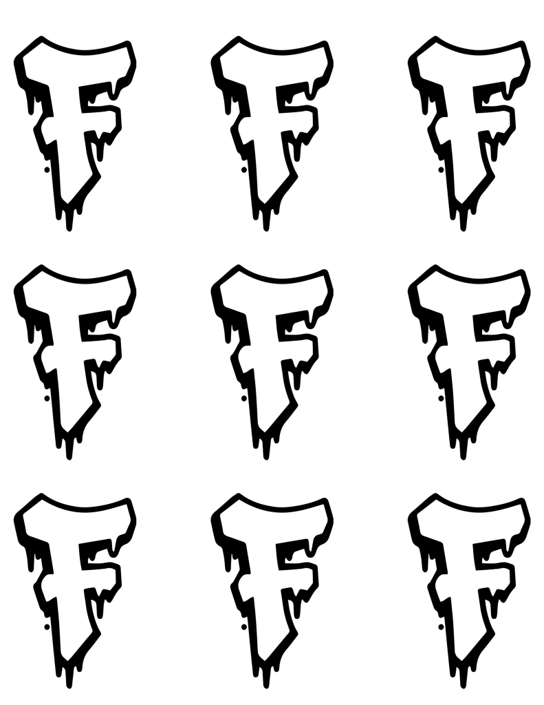 Free Printable Design the Letter ´F´ A Creative Toolkit for Bubble ...
